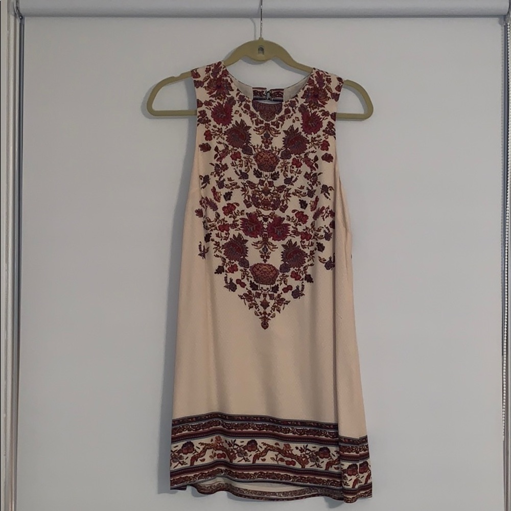 urban outfitters floral high neck dress size M